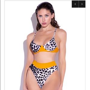 2 piece bikini swim bathing suit.